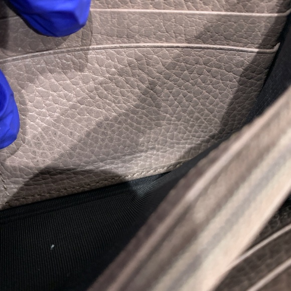 Gucci Pink Guccissima GG Clutch Sku#85436(Gently used,snap loose, missing strap) - Picture 9 of 15